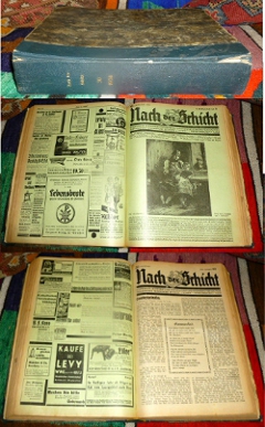NACH DER SCHICHT. Illustrierte Zeitschrift Zur Unterhaltung Und Belehrung Für Das Volk. 30. Jahrgang 1934 in 52 Heften.
