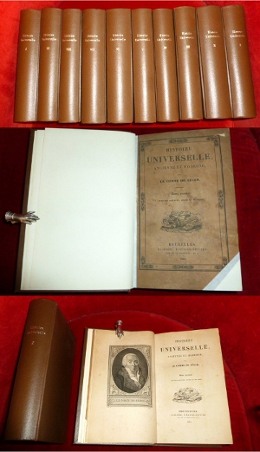 Histoire Universelle Ancienne et Moderne. 10 Tomes / Volumes / Bde.