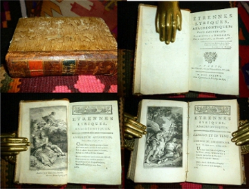  Etrennes lyriques anacrontiques pour l'anne 1787 prsentes  Madame pour la septime fois, en Dcembre 1786. + Etrennes lyriques anacrontiques pour l'anne 1788. 2 Bde in 1.
