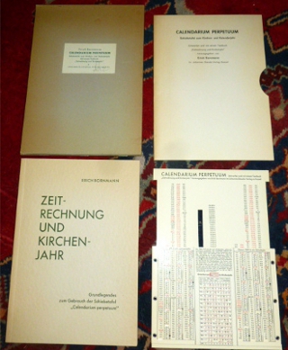 Erich Bornmann Calendarium perpetuum: Schiebetafel zum Kirchen- und Kalenderjahr. Mit Textbuch 
