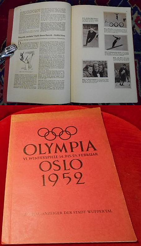 Hrsg General-Anzeiger Der Stadt Wuppertal, Redaktion Und Texte Von Wilhelm  Lehmacher, Jupp Müller Olympia  Oslo 1952. VI. Winterspiele, 14. bis 25. Februar.