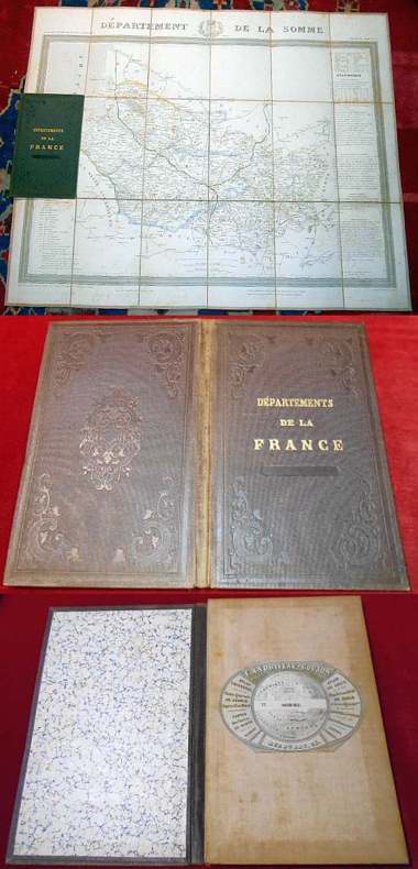 Andriveau-Goujon Departements de la France: Carte Nr 77: Departement De La Somme