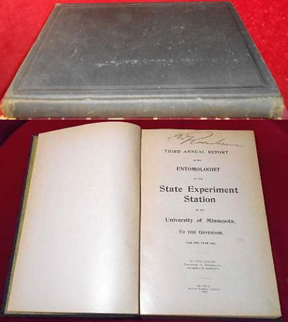 Otto Lueger Third Annual Report Of The Entomologist Of The State Experiment Station Of The University of Minnesota, To The Governor, For The Year 1897