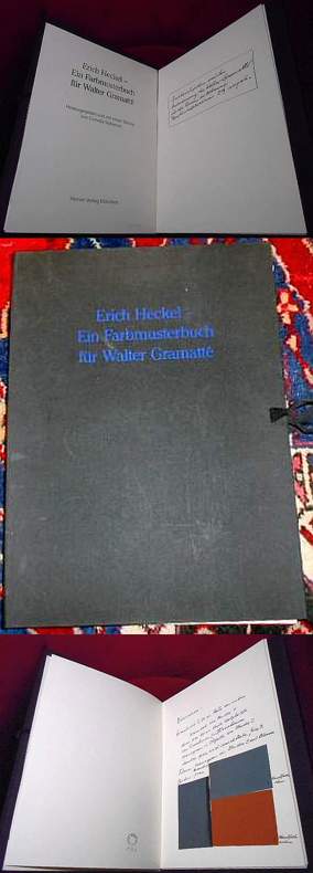 Erich Heckel, Hrsg. Von Cornelia Stabenow. Erich Heckel - ein Farbmusterbuch fr Walter Gramatt. Herausgegeben und mit einem Beitrag von Cornelia Stabenow.