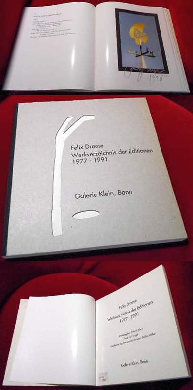Herausgeber Erhard Klein, Text Carl Vogel, Bearbeiter Des Werkverzeichnisses Stefan Mller. Felix Droese. Werkverzeichnis Der Editionen 1977-1991