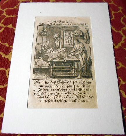 Johann Christoph Wiegel, Abraham a Santa Clara Kupferstich: Der Beutler