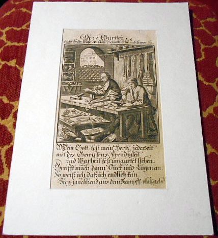Johann Christoph Wiegel, Abraham a Santa Clara Kupferstich: Der Grtler
