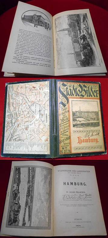 Julius Pollacsek Hamburg. Mit 46 Illustrationen Und 1 Stadtplan. Illustrationen  Meist Nach Originalzeichnungen Von Hermann Nestel & Ernst Schmitz.