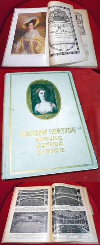 Text Ludwig Pitsch Rudolph Hertzog Agenda 1910. Berlin