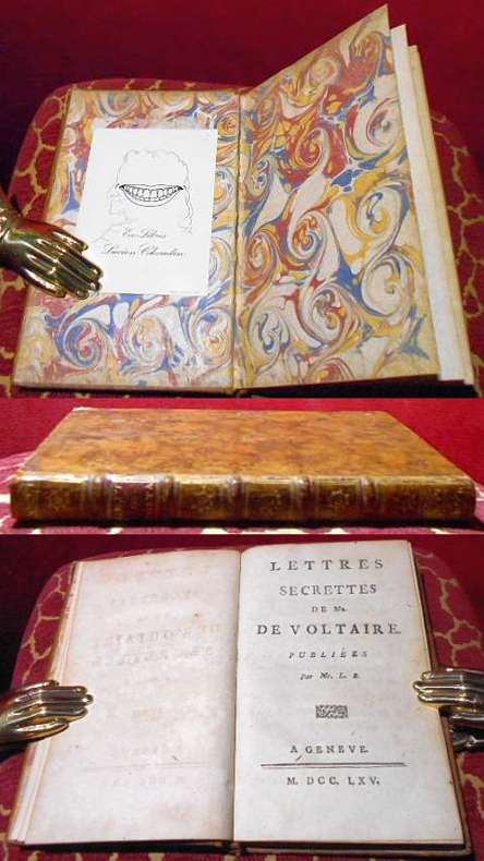 Voltaire Lettres Secrettes (sic!) de Mr. De Voltaire publiées par Mr. L. B.