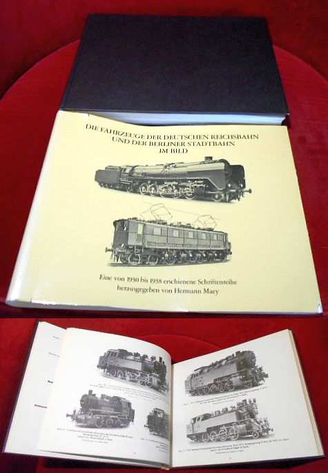 Die Fahrzeuge der Deutschen Reichsbahn un der Berliner Stadtbahn im Bild. Eine von 1930 bis 1938 erschienene Schriftenreihe
