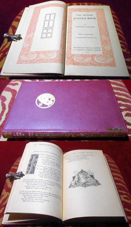 Rudyard Kipling The Second Jungle Book. With decorations  by  J. Lockwood Kipling.