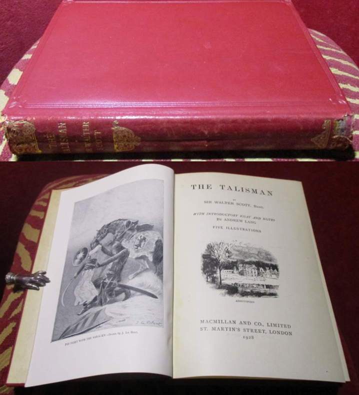 Sir Walter Scott The Talisman. With  introductory essay and Notes by Andrew Lang.. Five illustrations.