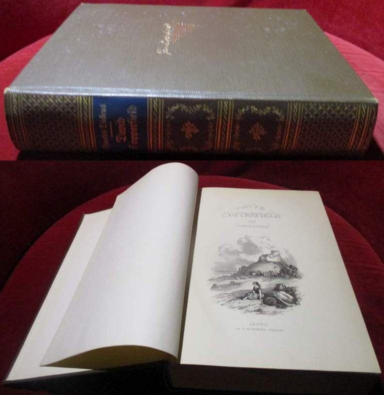 Charles Dickens, herausgegeben von Karl Martin Schiller. Lebensgeschichte und Erfahrungen David Copperfields des Jüngeren. Mit 40 Bildern von H. K. Browne genannt Phiz.