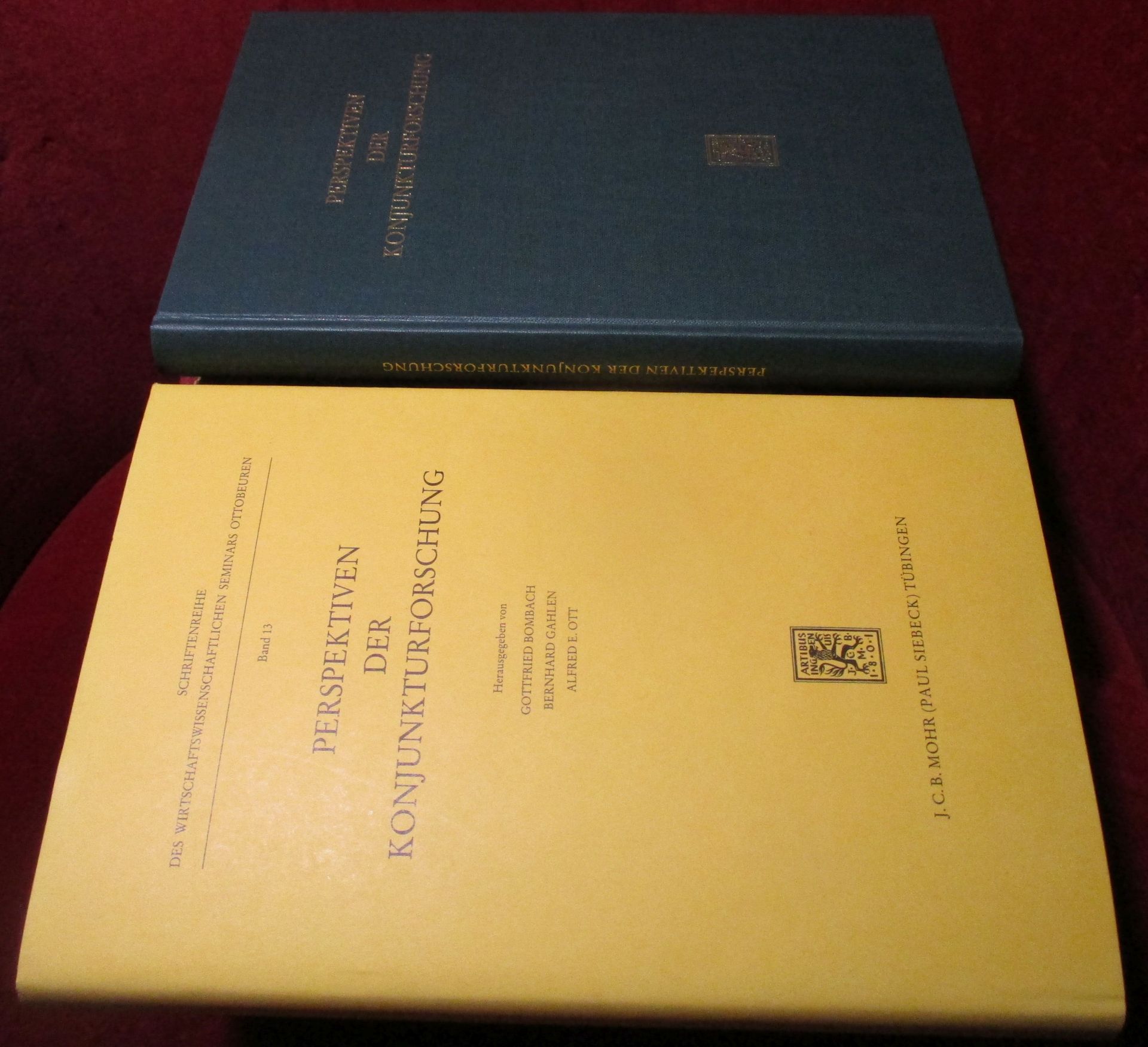 Herausgegeben von Gottfried Bombach., Bernhard Gahlen, Alfred Ott. Perspektiven der Konjunkturforschung
