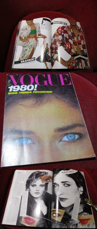 Redaktion Christa Dowling, Herausgeber Cyril N. Kuhn Vogue. Deutsch. Januar 1980. Mode Trends Prognosen.