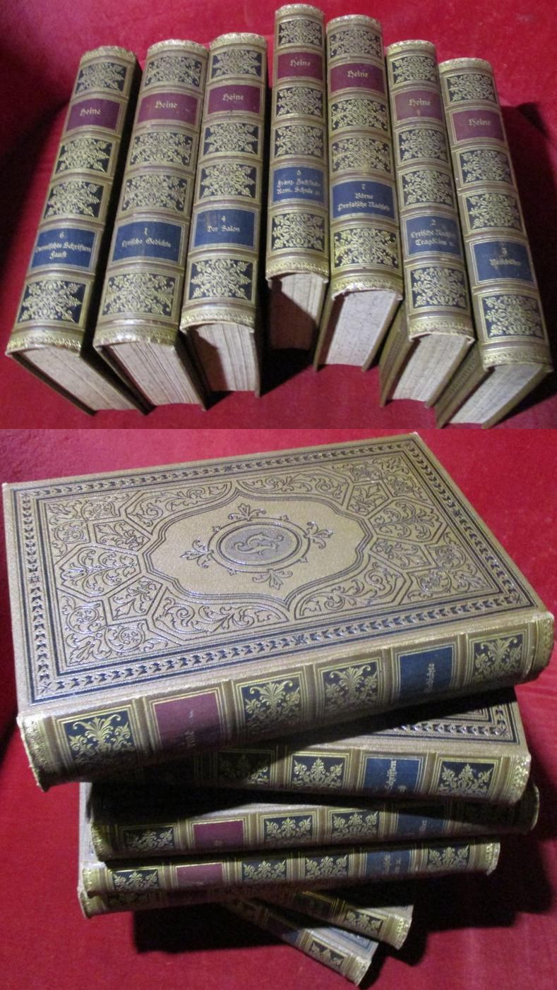 Heinrich Heines Sämtliche Werke, kritisch durchgesehene und erläuterte Ausgabe. 7 Bände.