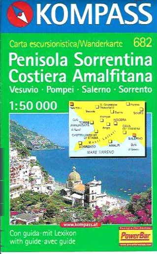 Penisola Sorrentina : carta escursionistica. Kompass Wanderkarte  682 Aufl.: 06-2005